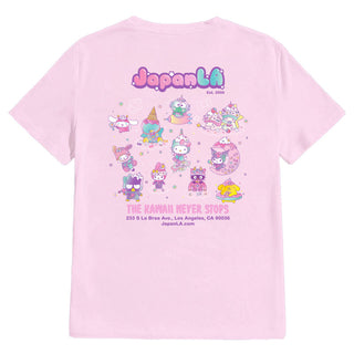 JapanLA 18th Anniversary Tee Pink