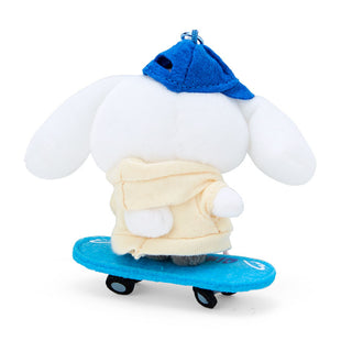 Sanrio Skateboard Plush Mascot Keychain