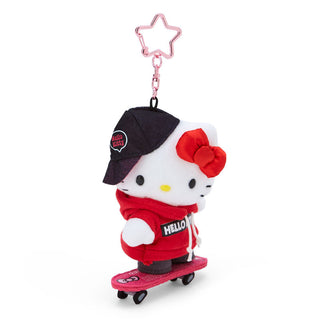 Sanrio Skateboard Plush Mascot Keychain