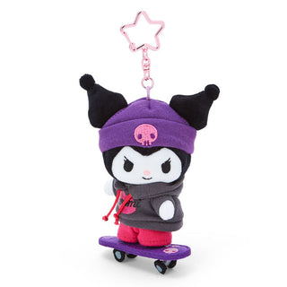 Sanrio Skateboard Plush Mascot Keychain