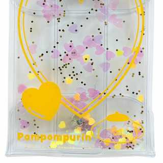 Sanrio Colorful Heart Carabiner Clear Pouch