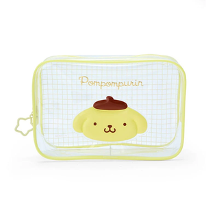 Sanrio Clear Grid Zipper Pouch