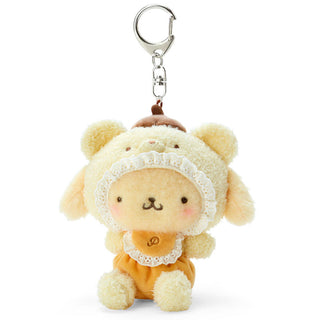 Sanrio Latte Kuma Baby Plush Mascot Keychain