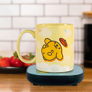 Pompompurin Coffee Mug with Electric Mug Warmer