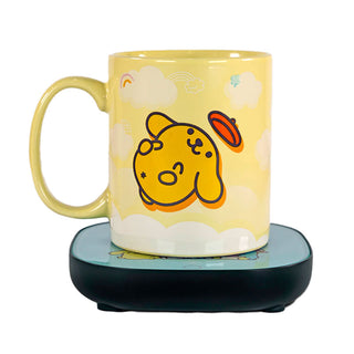 Pompompurin Coffee Mug with Electric Mug Warmer