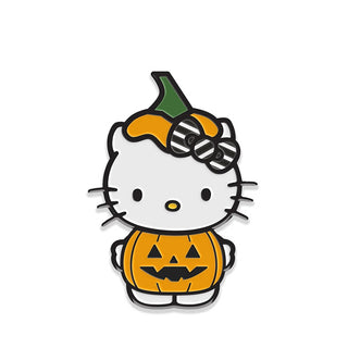 Opened Pumpkin Hello Kitty Halloween Enamel Pin Blind Box