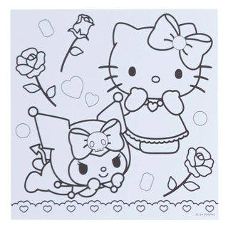 Sanrio Characters Mini Coloring and Sticker Set