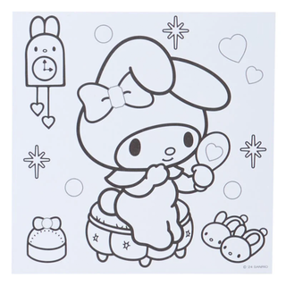 Sanrio Characters Mini Coloring and Sticker Set