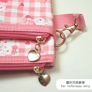 Sanrio Ribbon Gingham Crossbody Bag