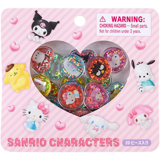 Sanrio Clear and Bubbly 20-pc Mini Glitter Sticker Pack