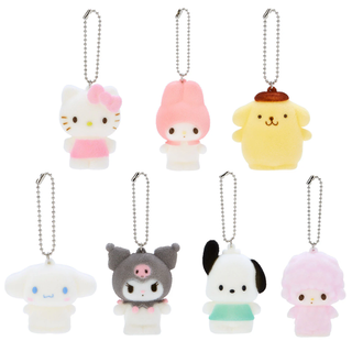 Sanrio Flocked Keychain Mascot