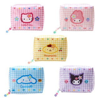 Sanrio Retro Houndstooth Zipper Pouch