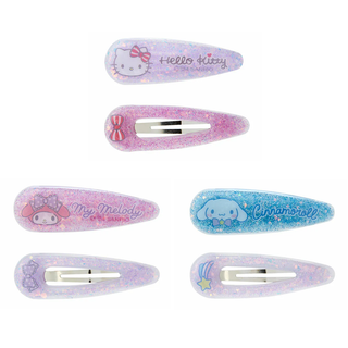 Sanrio Glittery Hair Clip Set