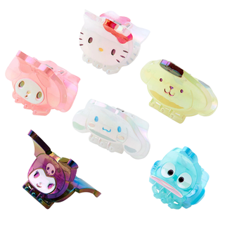 Sanrio Iridescent Mini 4 Hair Clips Set