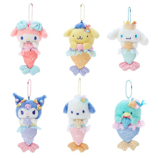 Sanrio Mermaid Mascot Plush Keychain