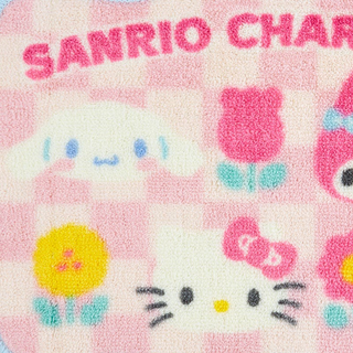 Sanrio Pastel Check Accent Rug