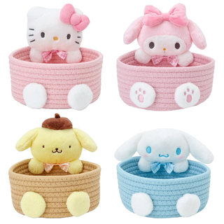 Sanrio Woven Rope Medium Storage Basket