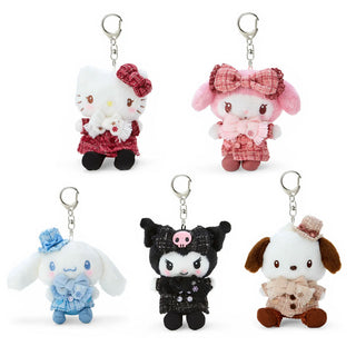 Sanrio Sparkle Tweed Plush Mascot Keychain