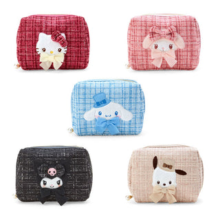 Sanrio Sparkle Tweed Mini Zipper Pouch