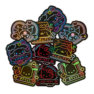 Sanrio Vivid Neon 10-Piece Sticker Pack