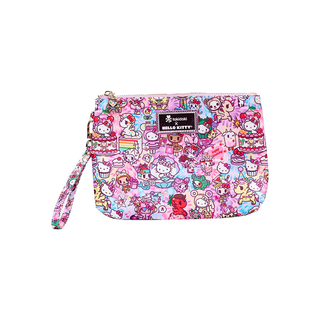 tokidoki x Hello Kitty 50th Anniversary Birthday Bash Gusset Zip Pouch Wristlet