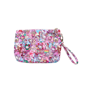 tokidoki x Hello Kitty 50th Anniversary Birthday Bash Gusset Zip Pouch Wristlet