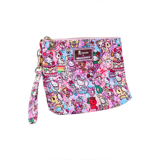 tokidoki x Hello Kitty 50th Anniversary Birthday Bash Gusset Zip Pouch Wristlet