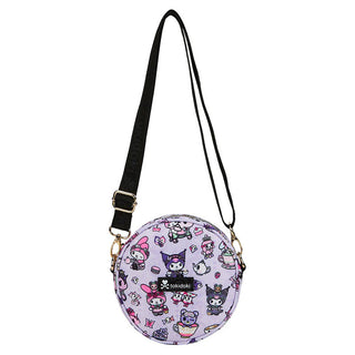 tokidoki x Kuromi & My Melody Garden Party Round Small Crossbody