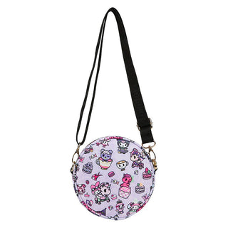 tokidoki x Kuromi & My Melody Garden Party Round Small Crossbody