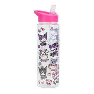 tokidoki x Kuromi & My Melody Garden Party Water Bottle