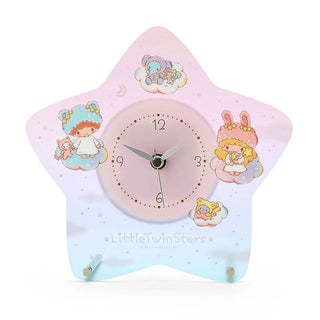 Little Twin Stars Fluffy Fancy Clock