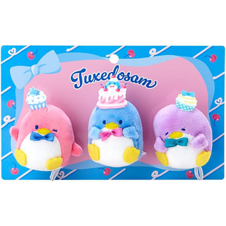 Tuxedosam 45th Birthday Cake Plush Brooch