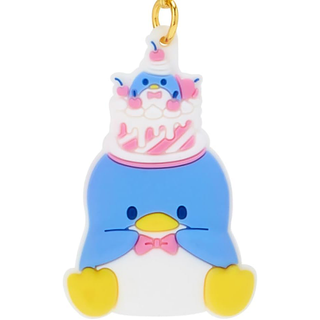 Tuxedosam 45th Birthday Cake Keychain