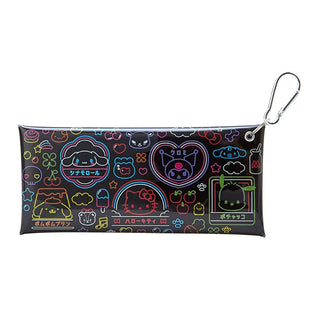 Sanrio Vivid Neon Clear Mini Pouch