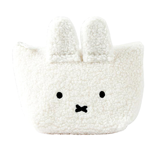 Miffy Fuzzy Zipper Pouch