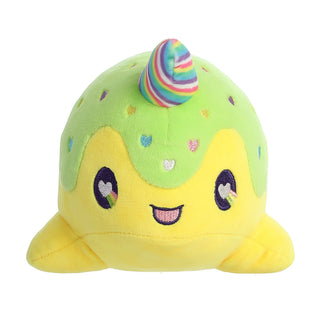 Neon Lollipop Nomwhal Plush