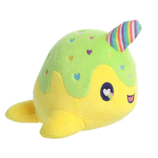 Neon Lollipop Nomwhal Plush