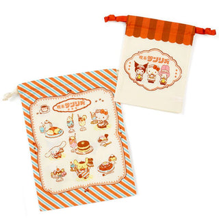 Sanrio Retro Cafe Drawstring Pouch Set