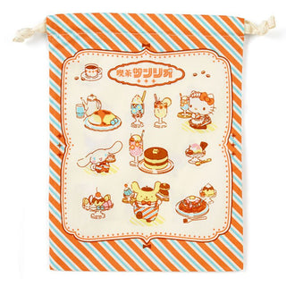 Sanrio Retro Cafe Drawstring Pouch Set