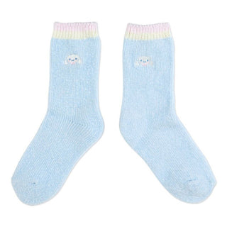 Sanrio Characters Crew Embroidered Face Socks