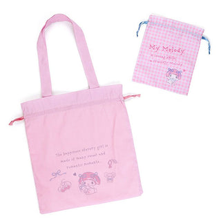 Sanrio Characters Tote and Drawstring Bag Set