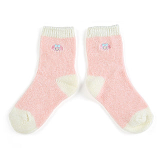 Sanrio Characters Embroidered Chenille Adult Socks