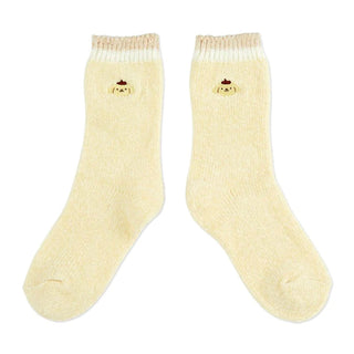 Sanrio Characters Crew Embroidered Face Socks