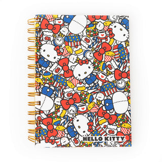 Hello Kitty Doll Pattern Spiral Notebook