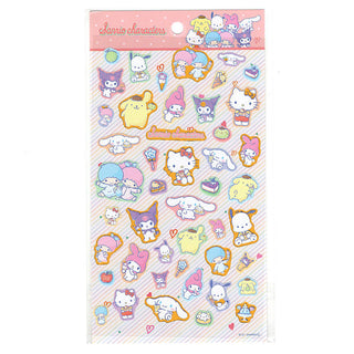 Sanrio Characters Shiny Sticker Sheet