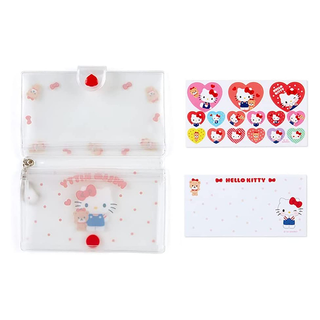 Sanrio Memo & Sticker with Case Keychain