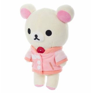 Korilakkuma Pink Letterman Jacket Small Plush