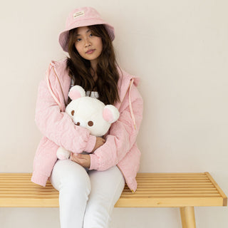 Korilakkuma JapanLA Quilted Puffer Hooded Jacket