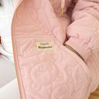 Korilakkuma JapanLA Quilted Puffer Hooded Jacket