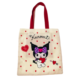 Sanrio Characters Heart Pattern Tote Bag